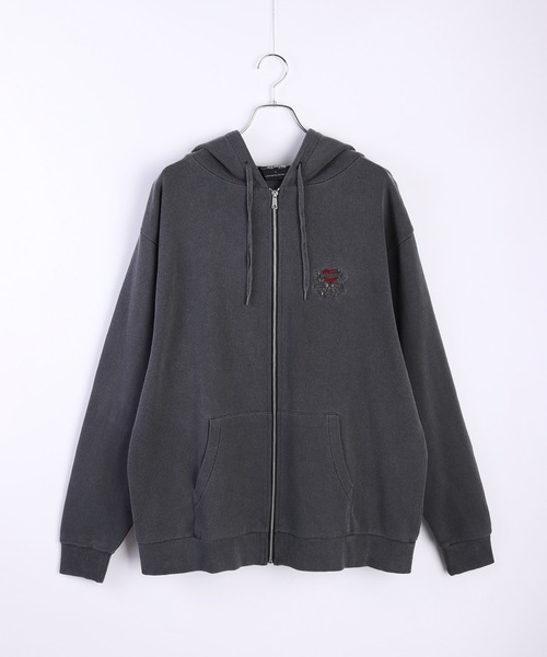 Ed Hardy（エド・ハーディー） パーカー 長袖 フルZIPパーカー メンズ