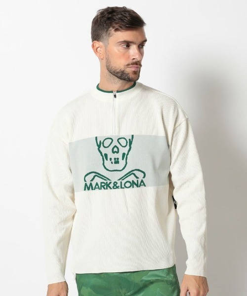 MARK&LONA（マークアンドロナ） セーター ニット Pave Zip Neck Knit