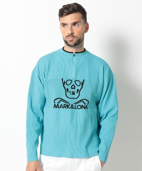 MARK&LONA（マークアンドロナ） セーター ニット Pave Zip Neck Knit