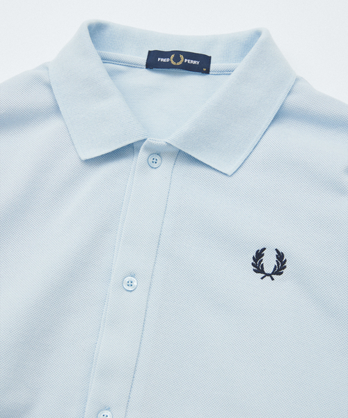 FRED PERRY（フレッドペリー） シャツ 別注 フル ボタン ピケ