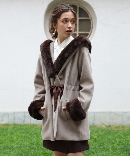 ASTORIA ODIER（アストリアオディール） アウター フードファー