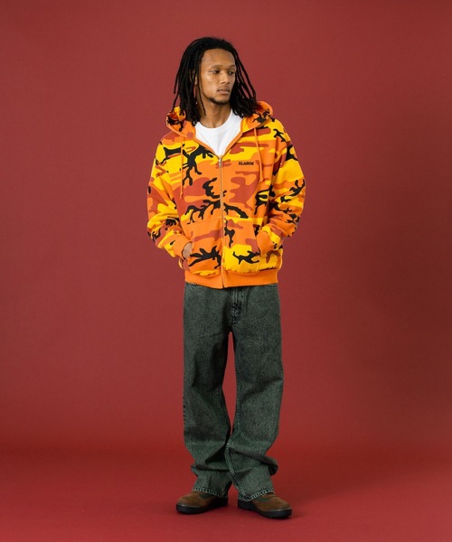 XLARGE（エクストラ ラージ） パーカー CAMO ZIP UP HOODED SWEATSHIRT