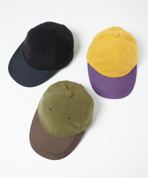 RACAL（ラカル） キャップ 帽子 Freece-Nylon Long-Bill Cap