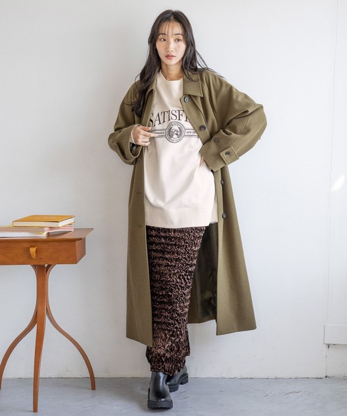 LOWRYS FARM（ローリーズファーム） ステンカラーコート コート ウール