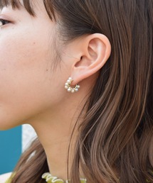 e.m.（イーエム） ピアス SILVER925パールスタッズピアス/レディース