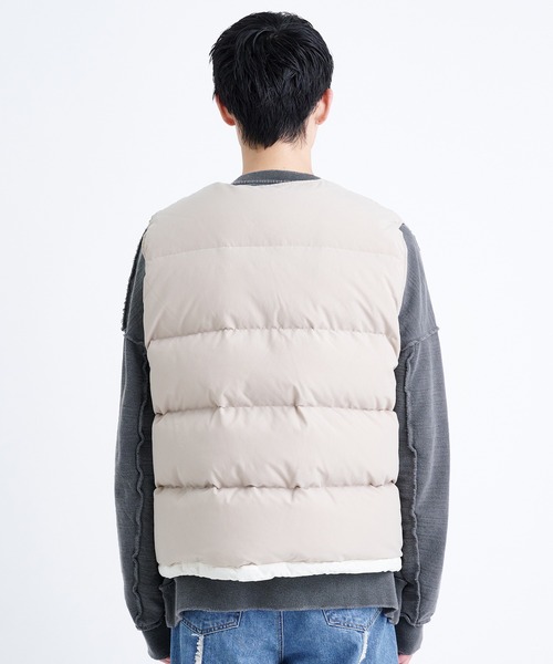 JieDa（ジエダ） ダウンベスト ベスト PUFFER VEST メンズ : ZOZOTOWN