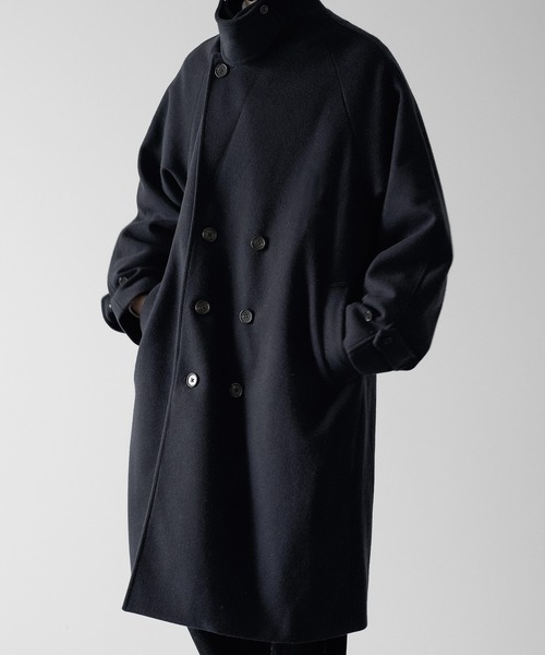 RUUBON チェスターコート コート melton double chester coat