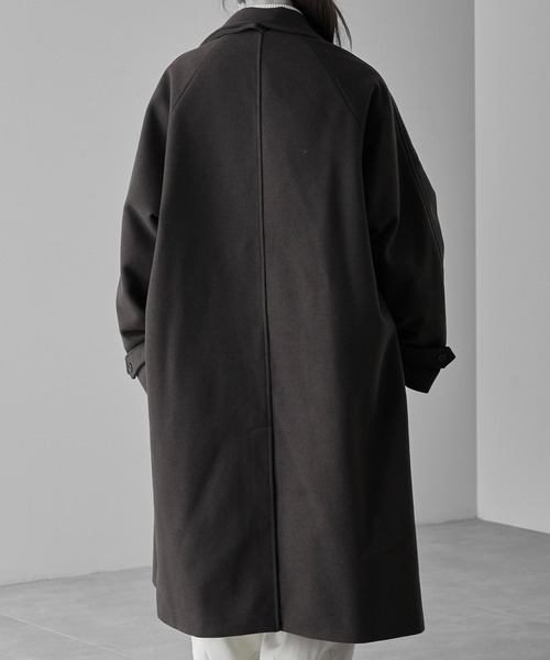 RUUBON チェスターコート コート melton double chester coat