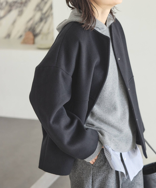 JOURNAL STANDARD（ジャーナルスタンダード） ノーカラーコート コート