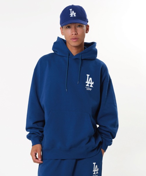 KEBOZ（ケボズ） パーカー × MLB LOS ANGELES DODGERS LOGO SWEAT
