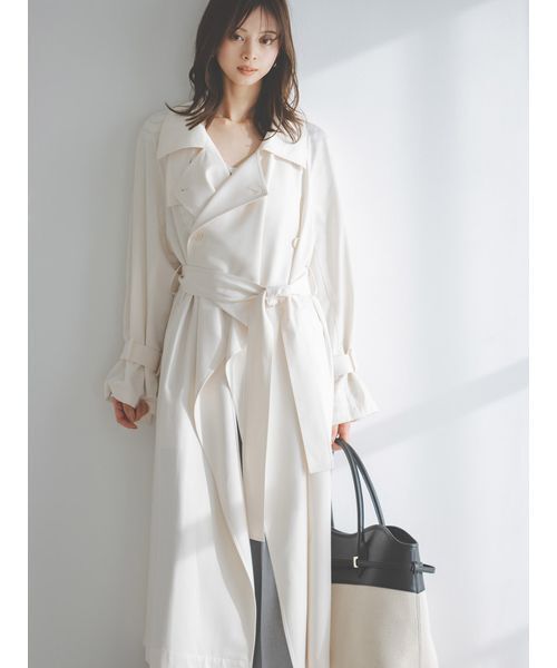 SNIDEL（スナイデル） トレンチコート コート Sustainableストール