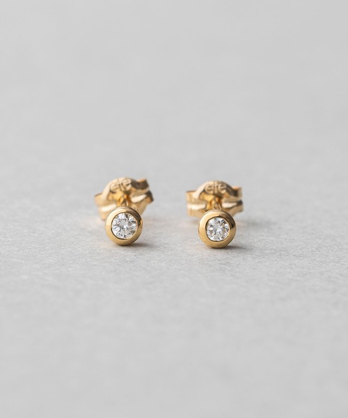 ete（エテ） ピアス K18 ダイヤモンド 0.1ct ピアス「ブライト