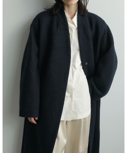 anuke（アンヌーク） ブルゾン アウター anuke Collarless Cocoon Coat