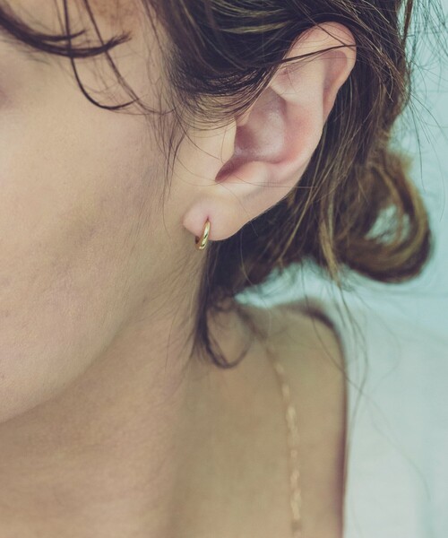 ete（エテ） ピアス K18YG フープ ピアス レディース : ZOZOTOWN Yahoo