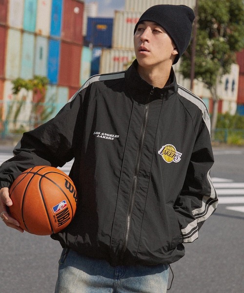 NBA ナイロンブルゾン M ブラック メンズ : ZOZOTOWN Yahoo!店 - 通販