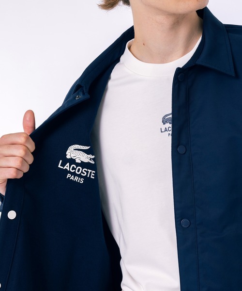 LACOSTE（ラコステ） ナイロンジャケット コーチジャケット×バーシティ