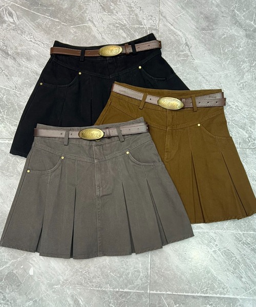 LACーVERT スカート スタッズY2Kプリーツスカート : ZOZOTOWN Yahoo!店