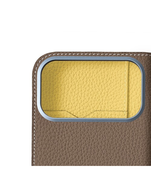 BONAVENTURA イエロー レザー iPhone17Proケース iPhone 17 Pro