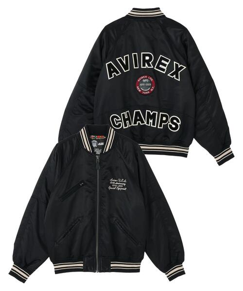 AVIREX（アヴィレックス） スタジャン メンズ : ZOZOTOWN Yahoo!店