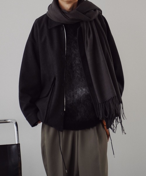 WYM LIDNM マフラー CASHMERE BLEND SOFT STOLE メンズ レディース