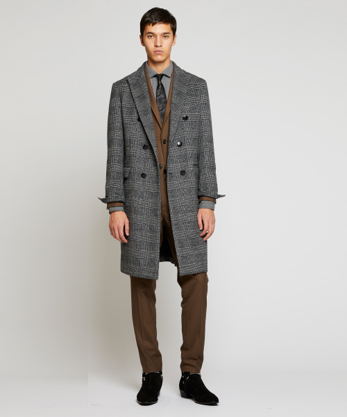 5351 POUR LES HOMMES チェスターコート コート NOBILIAダブル