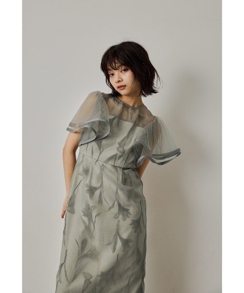 niana（ニアナ） ドレス サーキュラースリーブフラワードレス 花柄