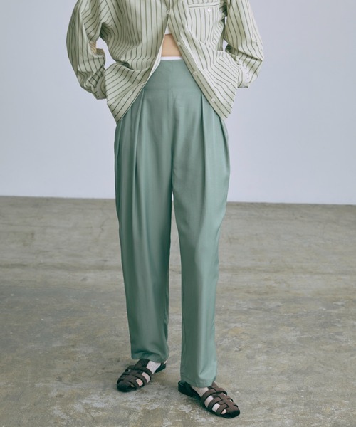 EN NEUME パンツ Vintage Satin Pants レディース : ZOZOTOWN Yahoo!店