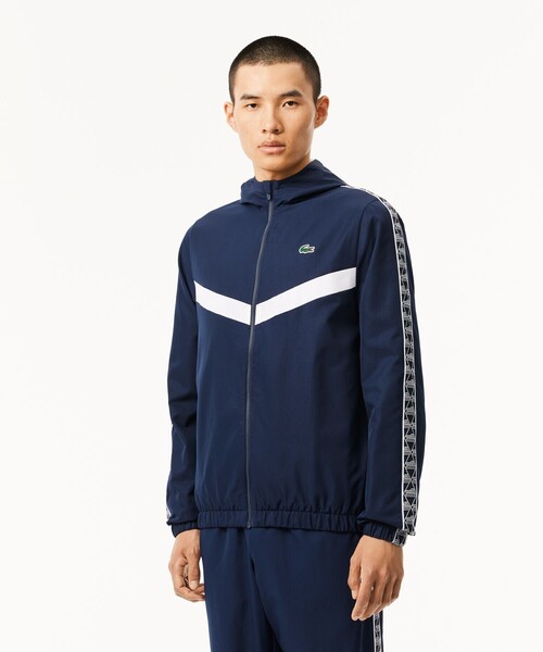 LACOSTE（ラコステ） ナイロンジャケット 撥水 スリーブテーピング
