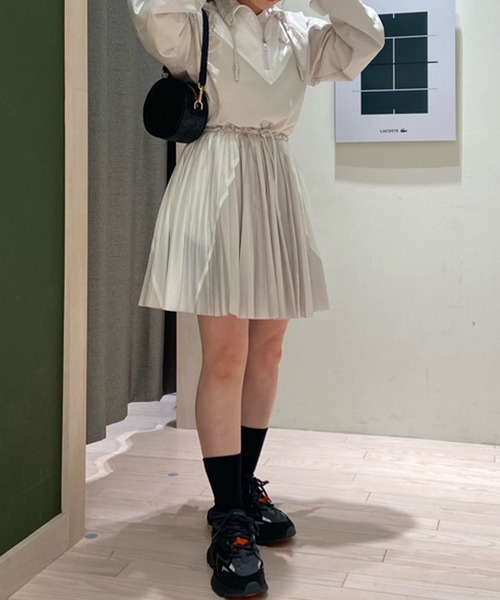 LACOSTE（ラコステ） ワンピース プリーツスカートアノラックドレス