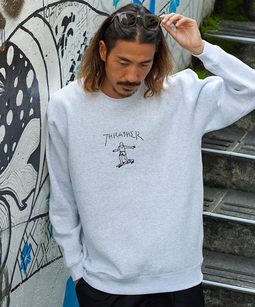 THRASHER（スラッシャー） トレーナー スウェット GONZ ART CREW SWEAT