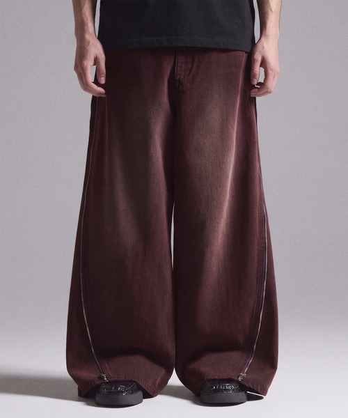 GRANCY ジーンズ 「GRANCY」ZipDesign Buggy DenimPants / ジップ