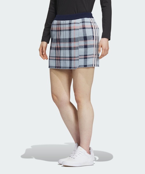 adidas（アディダス） スカート タータンチェック ニットスカート