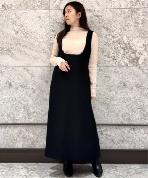 QUEENS COURT（クイーンズコート） ワンピース スクエアネック
