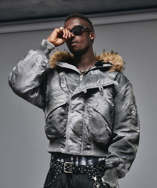 ANDER HUNK ブルゾン アウター Faded N2B Flight Jacket / フェードN2B