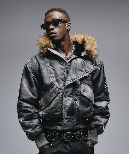 ANDER HUNK ブルゾン アウター Faded N2B Flight Jacket / フェードN2B