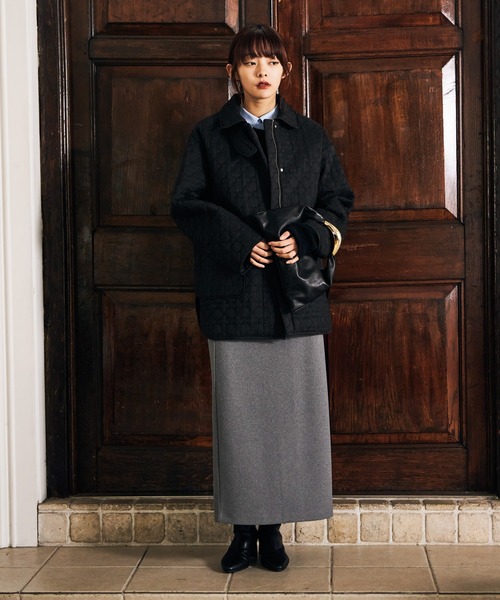 mysty woman（ミスティウーマン） ブルゾン アウター 3WAYキルティング