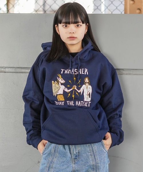 THRASHER（スラッシャー） パーカー TOY MACHINE B.T.H HOODIE SWEAT