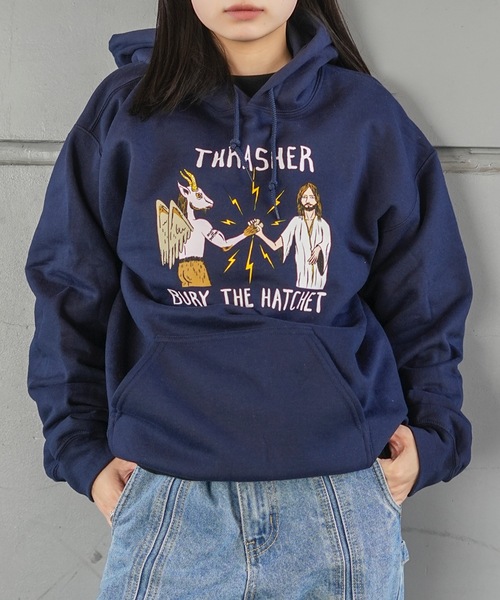 THRASHER（スラッシャー） パーカー TOY MACHINE B.T.H HOODIE SWEAT