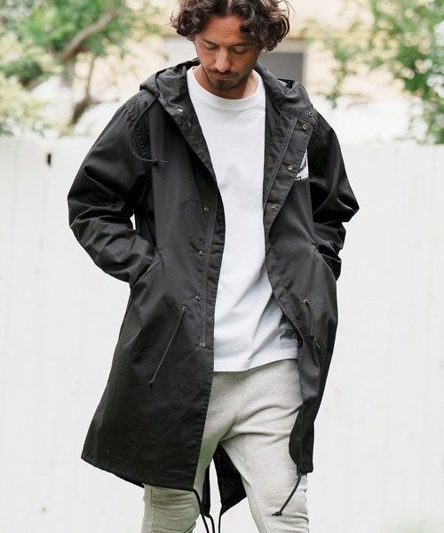 YOKE Nylon Mods Coat サイズ3 カーキ ヨークモッズコート YOKE Nylon