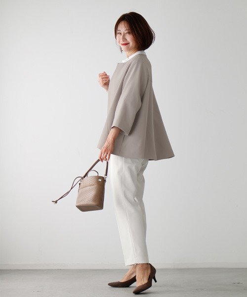 Ehre style（エーレスタイル） ジャケット ノーカラージャケット