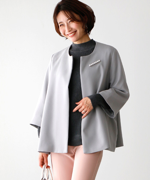Ehre style（エーレスタイル） ジャケット ノーカラージャケット