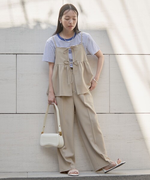 FREAK'S STORE（フリークスストア） パンツ リネンタッチ キャミ