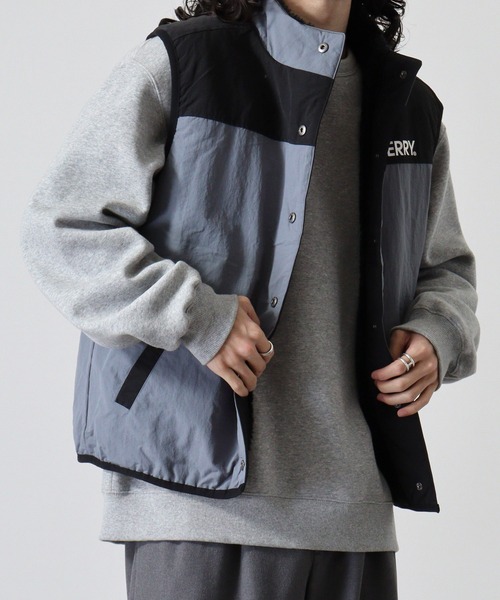 GERRY（ジェリー） ベスト ジレ GERRY 2WAY ボアフリース リバーシブル