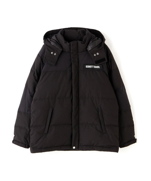 Schott N.Y.C（ショット） 「schott」 ダウンジャケット L ブラック
