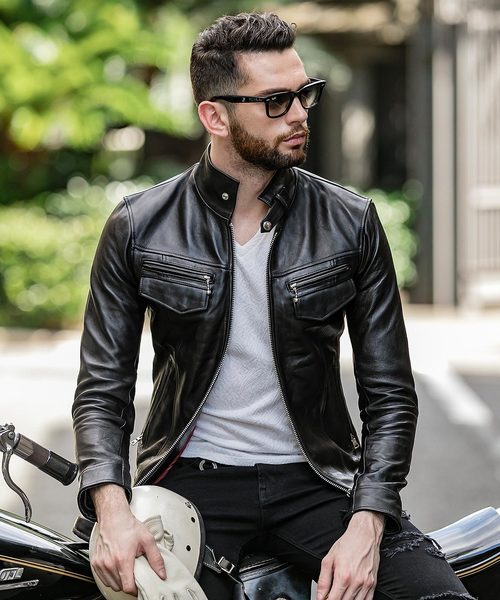 BUFFALO BOBS（バッファローボブズ） 革ジャン ライダース NORTH BEACH