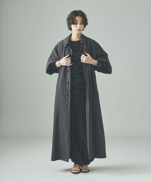 Curensology（カレンソロジー） トレンチコート コート /ピーチ