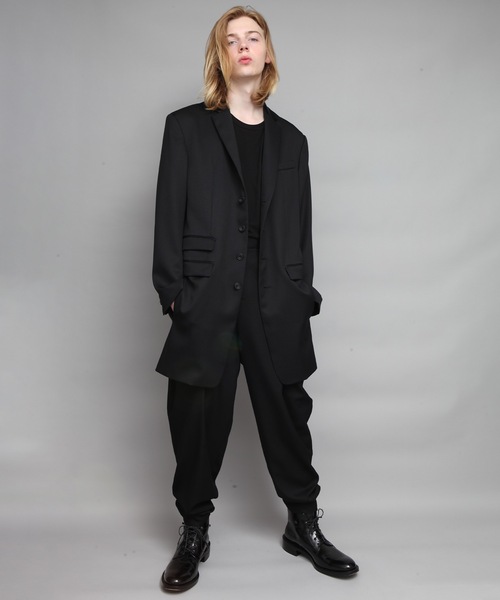 ATO（アトウ） ジャケット テーラードジャケット LONG JK WITH SATIN