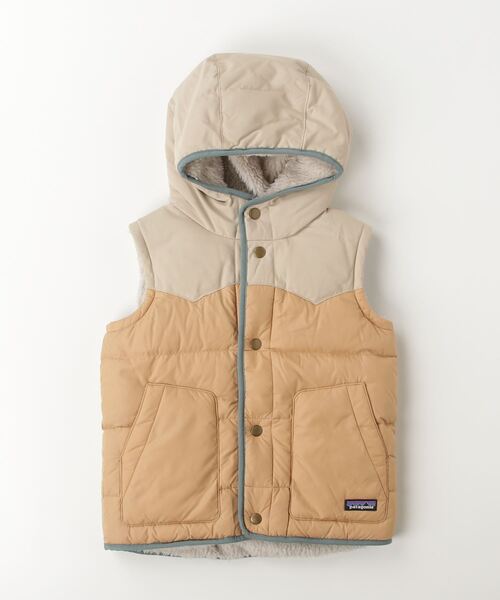 patagonia（パタゴニア） 「KIDS」ダウンベスト - オレンジ キッズ
