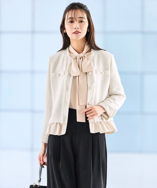 RUIRUE BOUTIQUE（ルイルエブティック） セットアップ ノーカラー