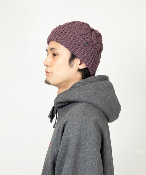 CA4LA（カシラ） ニット帽 ニットキャップ CABLE TURN 5 メンズ
